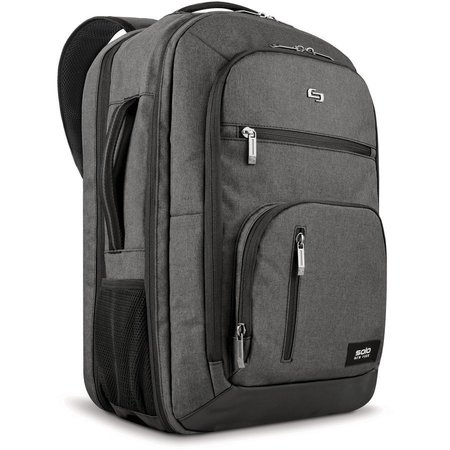 SOLO Backpack, 13"Wx10"Lx18"H, Gray USLUBN78010